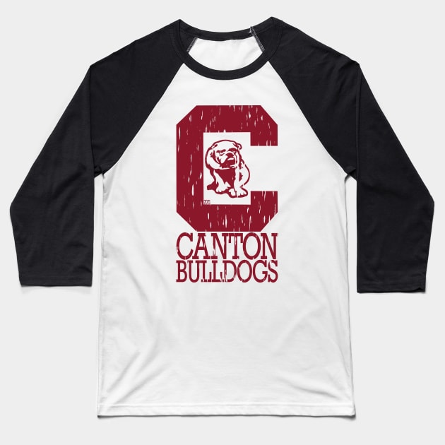 Vintage Canton Bulldogs Baseball T-Shirt by 7071